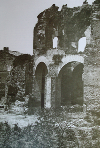 Roma 1850 circa: orti e frutteti presso il tempio della Minerva Medica